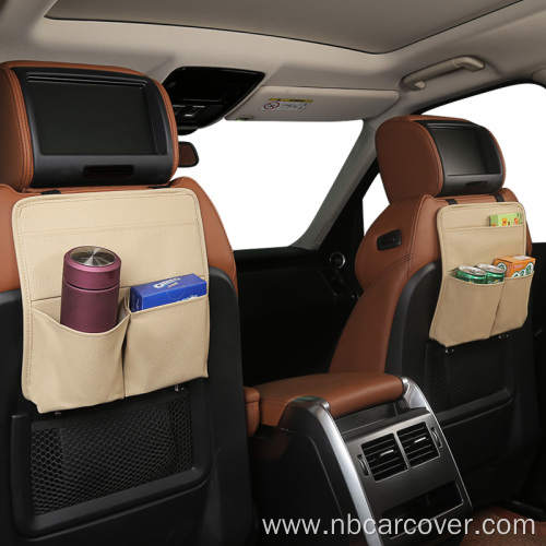 car back seat organizer in car organizers lather